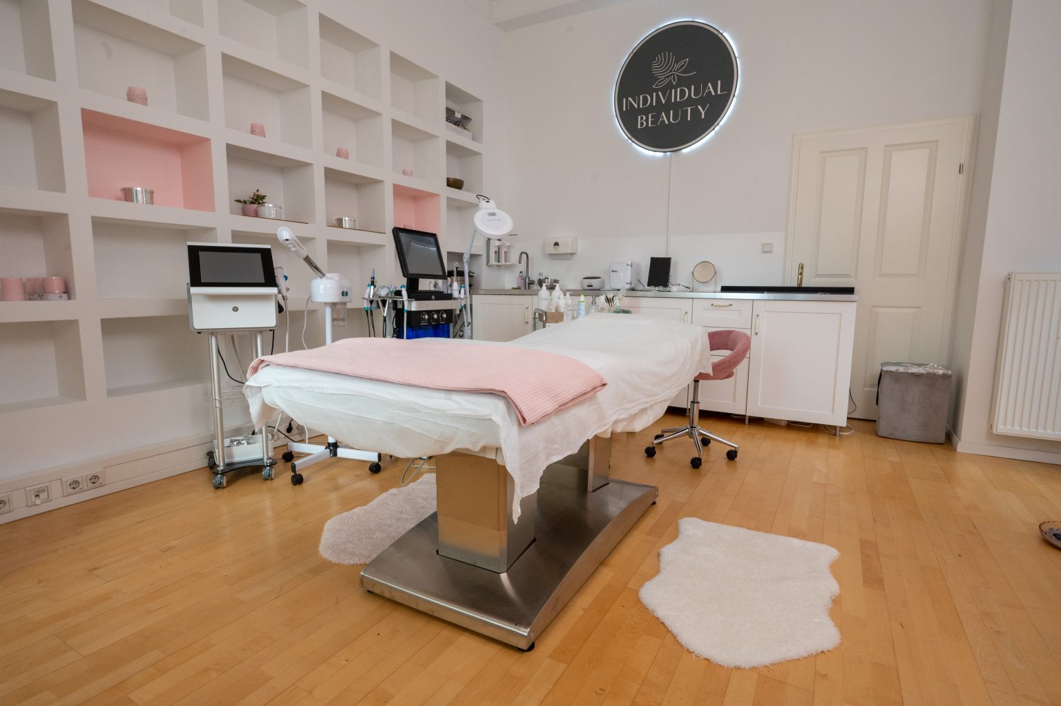 Behandlungsraum im Individual Beauty Kosmetikpalais Wien