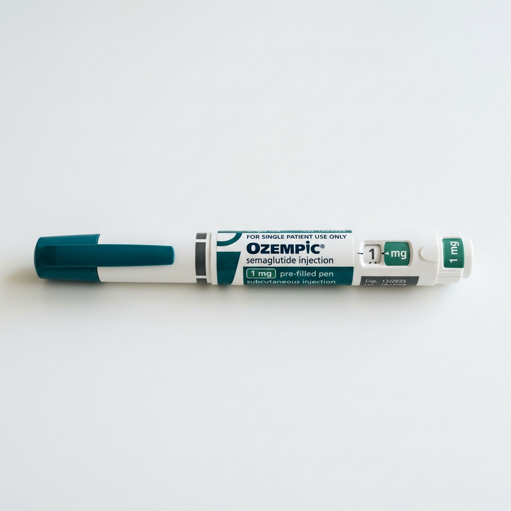 Ozempic semaglutide injection pen with 1 mg dose setting